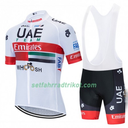 Fahrradbekleidung Radtrikot Kurzarm + Trägershorts 2020 UAE Team Emirates N001